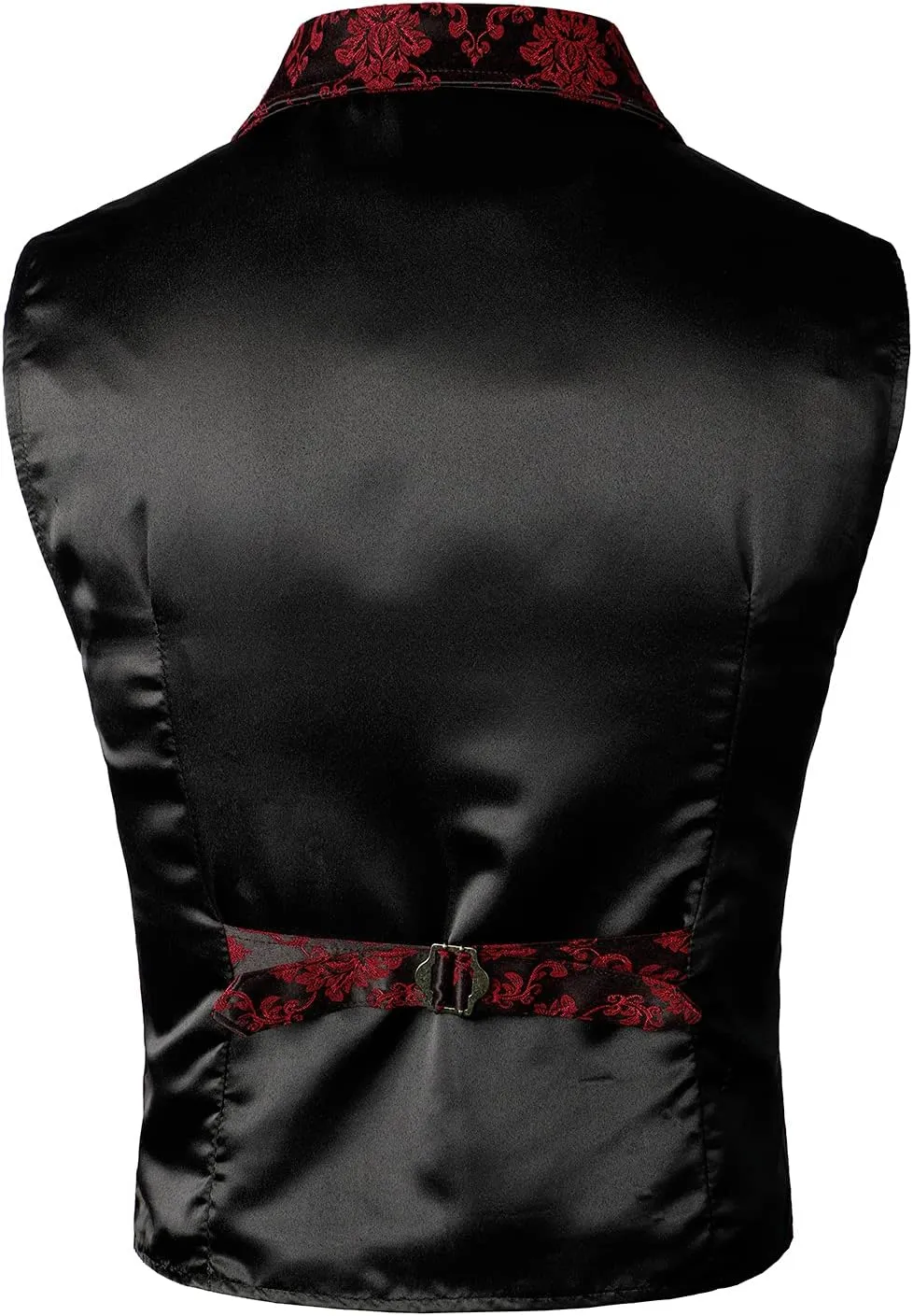 VATPAVE Mens Victorian Suit Vest Steampunk Gothic Waistcoat