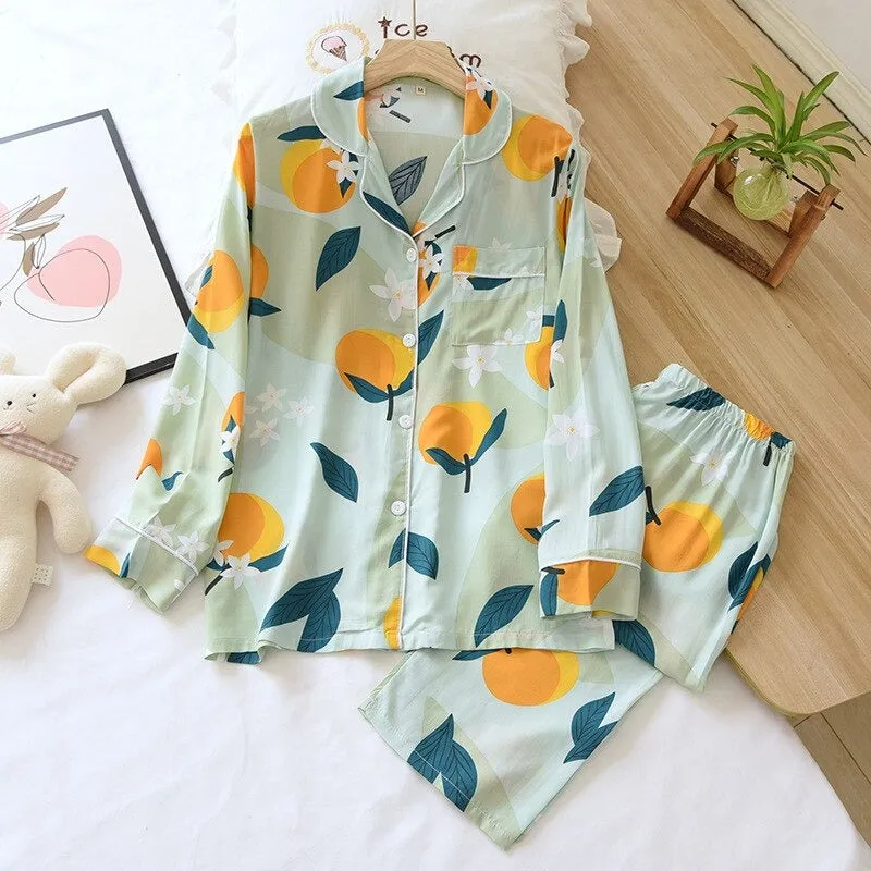 Viscose Pajamas Two-Piece