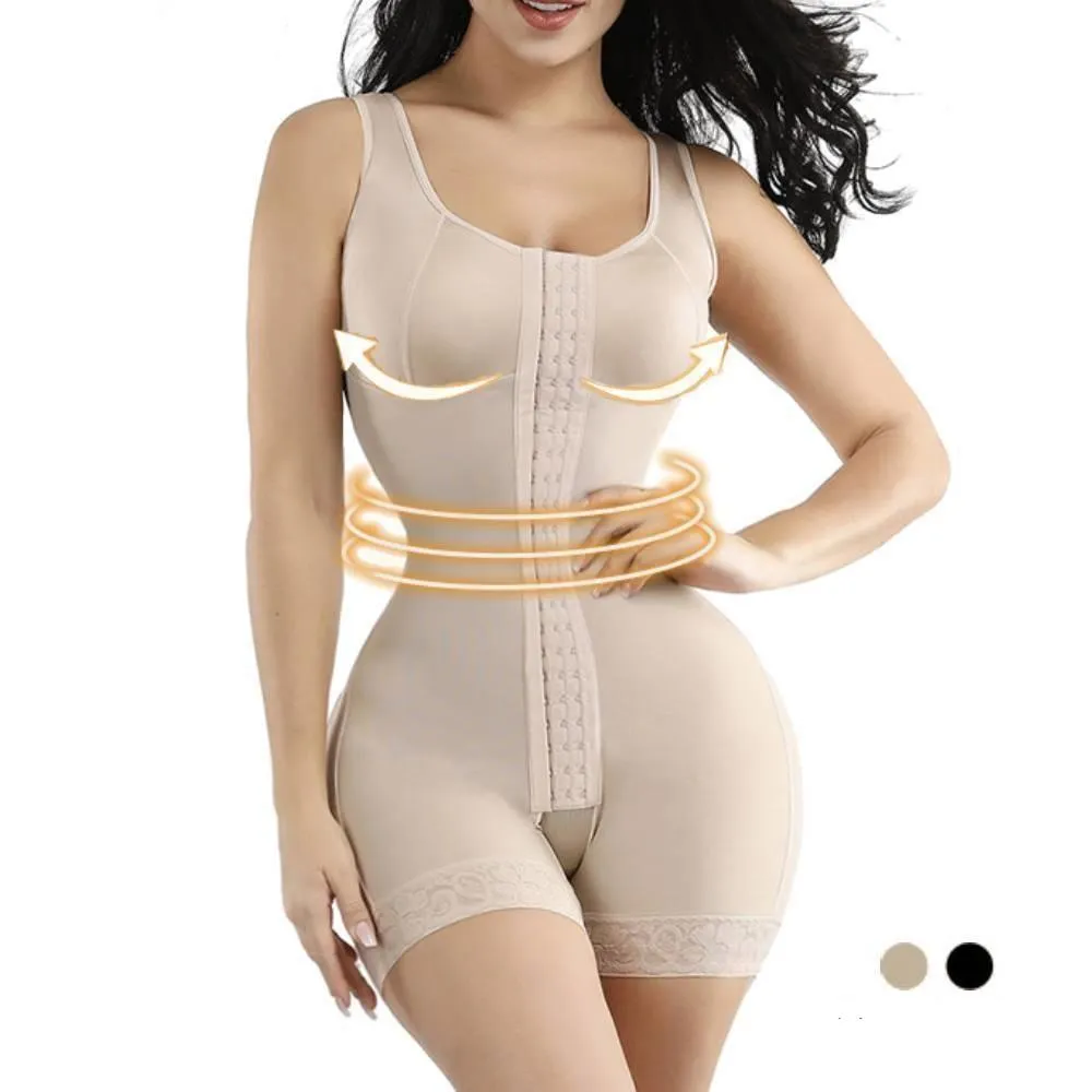 Women Fajas Push Up Bodysuit Slimming Shapewear Short