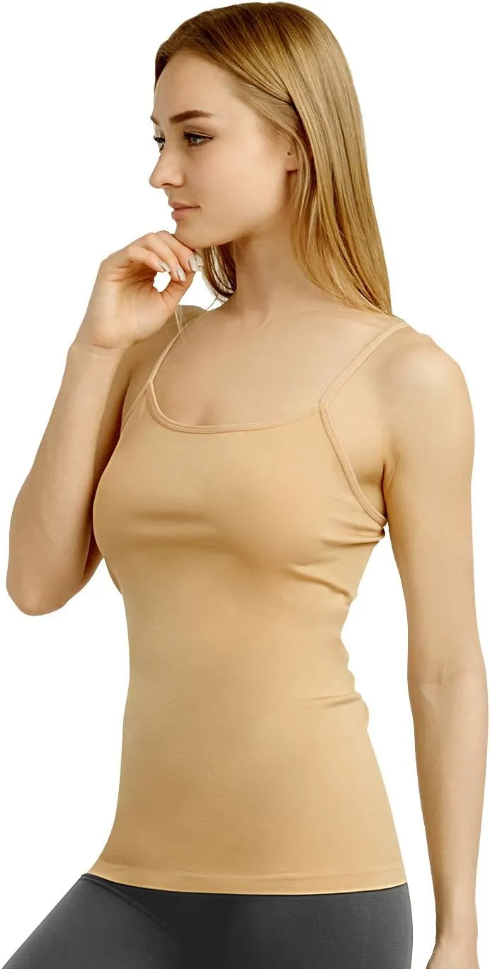 Women's Seamless Poly Camisole Regular and Plus Size