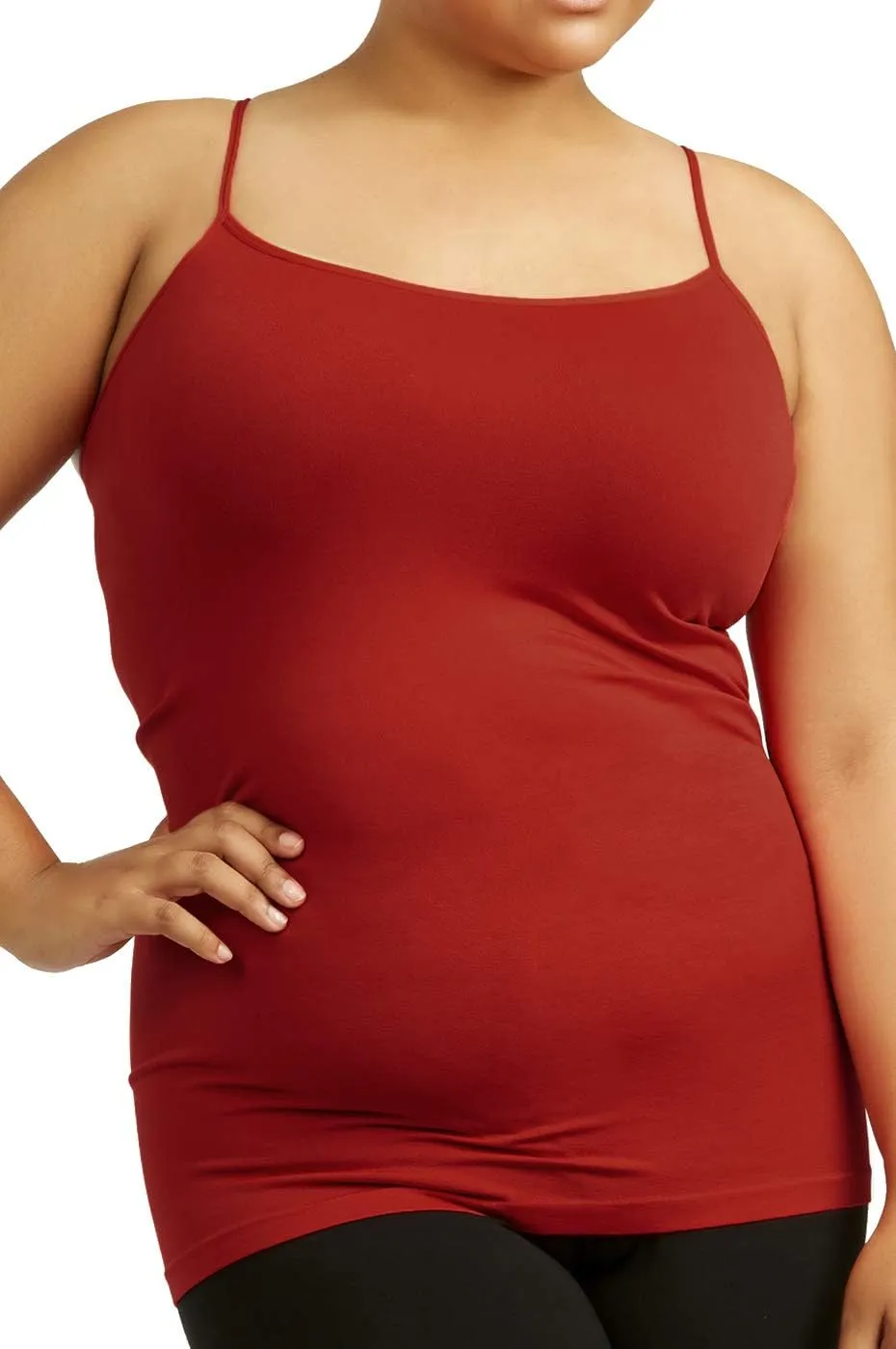 Women's Seamless Poly Camisole Regular and Plus Size