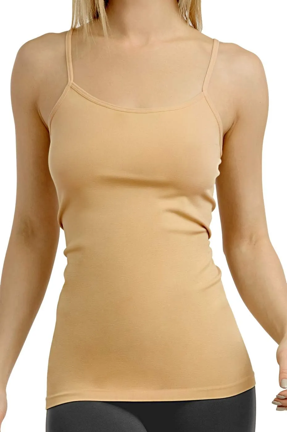 Women's Seamless Poly Camisole Regular and Plus Size