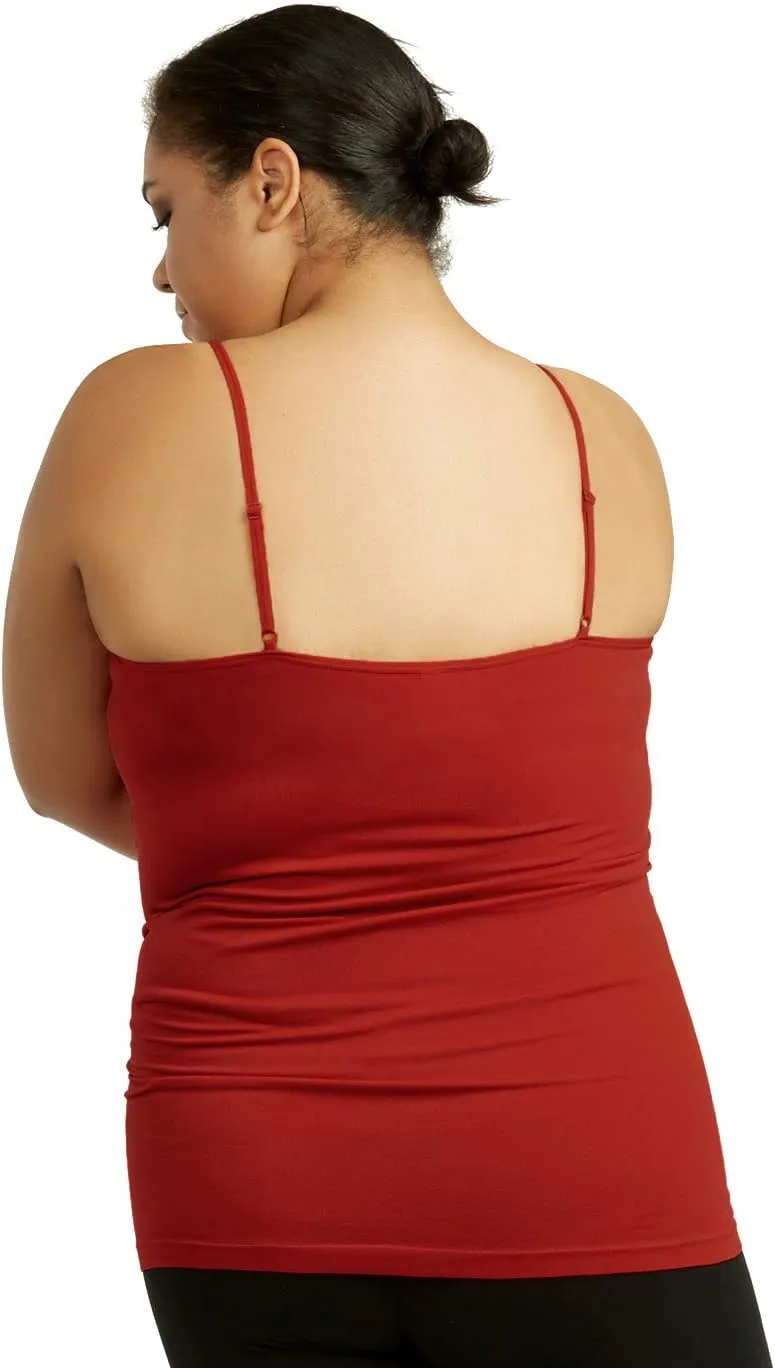Women's Seamless Poly Camisole Regular and Plus Size