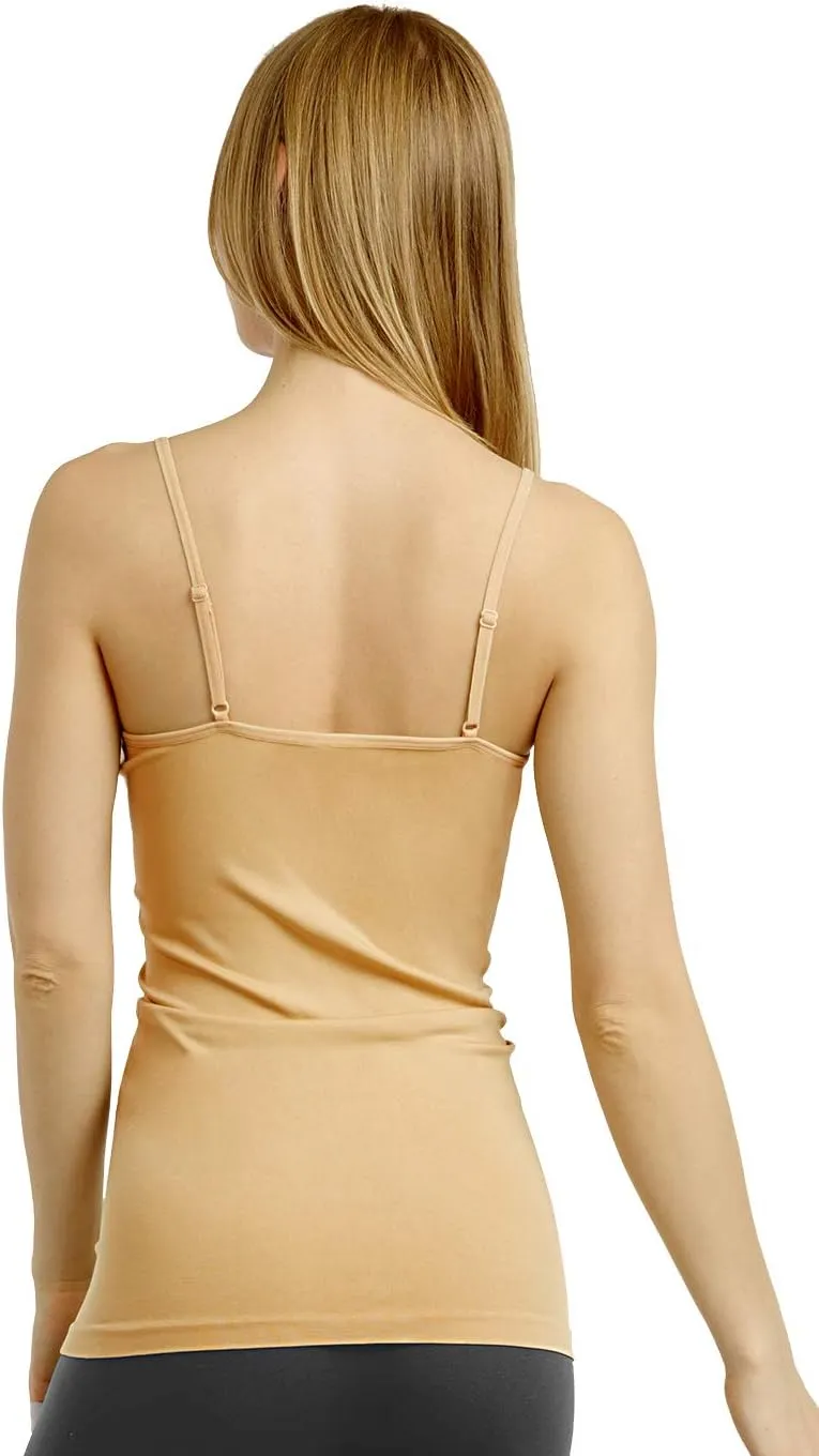 Women's Seamless Poly Camisole Regular and Plus Size